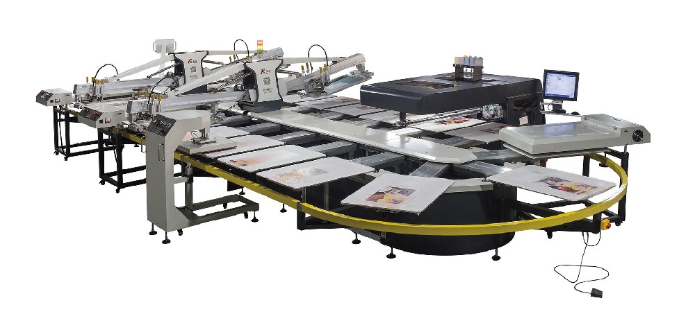 SPO+D橢圓數(shù)碼直噴機(jī)多色服裝橢圓噴墨機(jī)